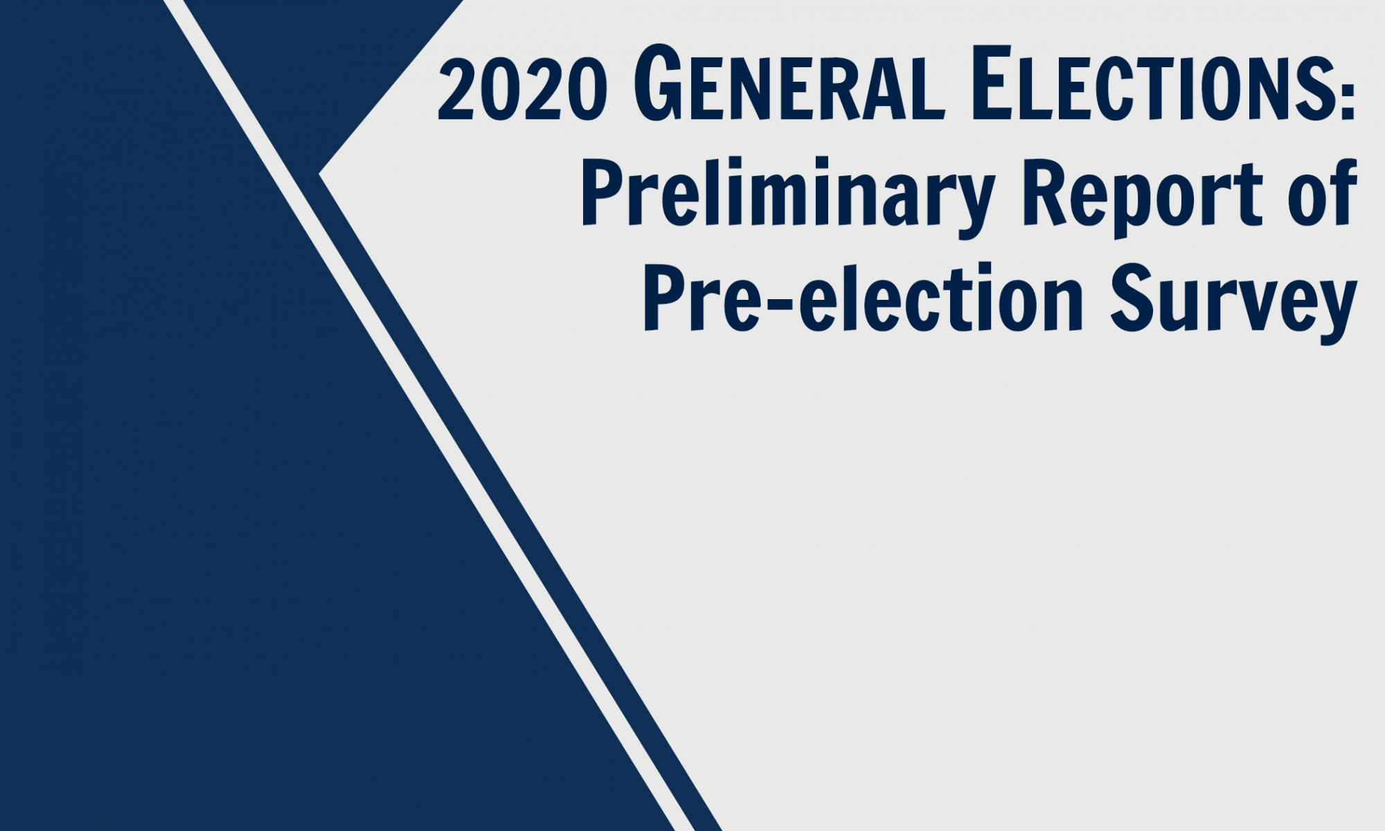 2020 Pre-election Survey Cover Eng